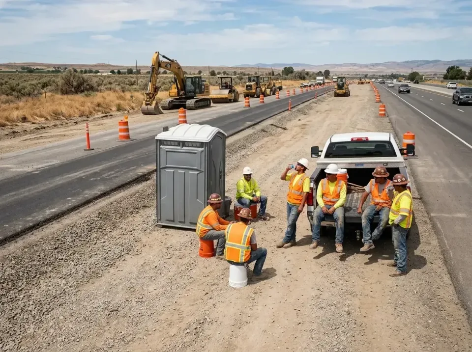 highway-road-construction-crew-007 — frequently asked questions, Porta Potty and Restroom Rentals in Audubon, IA